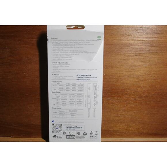 Wavlink Computer Docking Station Ultra HD Display l HDMI, DP, USB Ports Windows - Picture 3 of 3